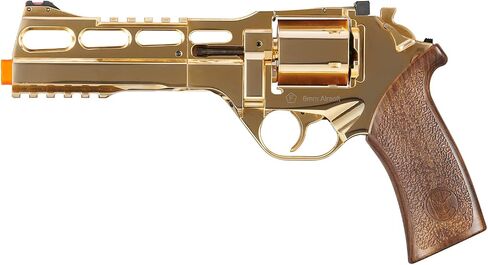 Lancer Tactical CoBranding Bo Manufacturer Chiappa Rhino Revolver 50DS .357 Magnum Style Airsoft Pistol Gold 330 FPS- Limited Edition in Saudi Arabia