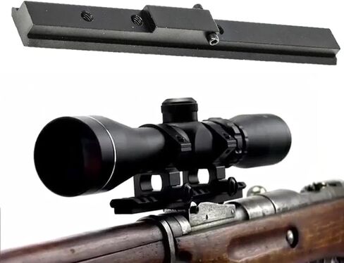 Combo of 1" Diameter Low Profile Rifle Scope Rings Picatinny Mount System with M38, M39 and M44/Mosin Nagant 91/30 Scope Mount Picatinny Rail (Rail Only) in Saudi Arabia