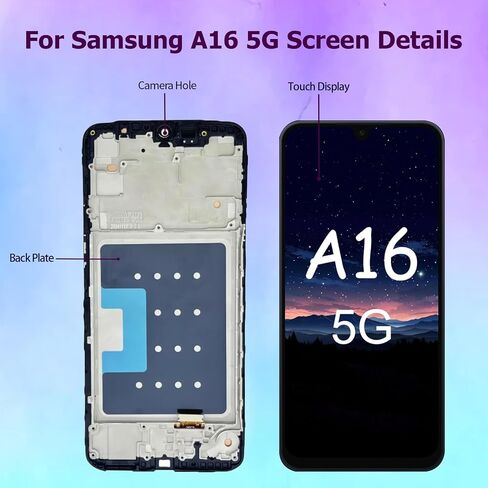 Screen Replacement for Samsung Galaxy A16 5G with Frame LCD in Kuwait