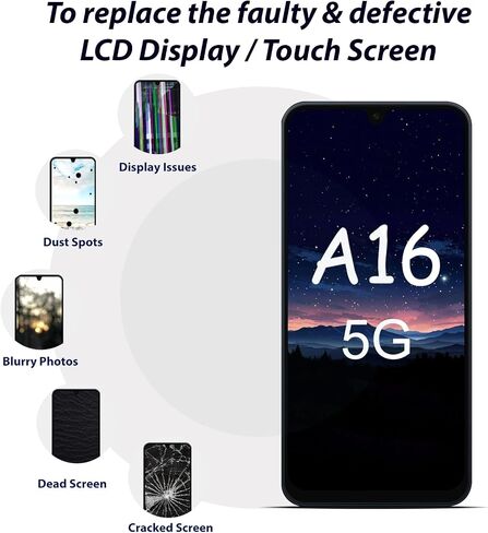 Screen Replacement for Samsung Galaxy A16 5G with Frame LCD in Kuwait