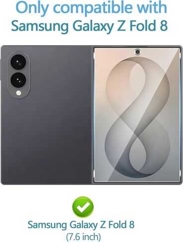 Anoowkoa 3 Pack Designed for Samsung Galaxy Z Fold 8 Screen Protector in Saudi Arabia