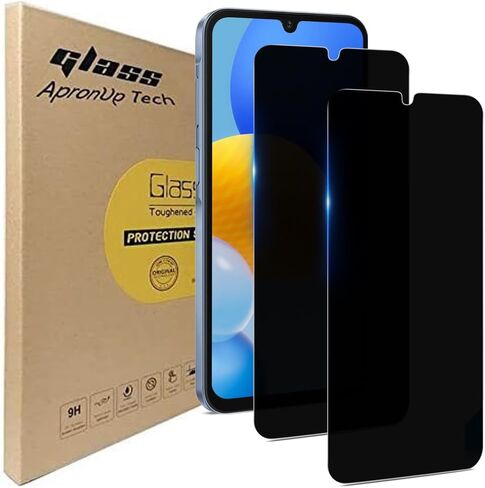 [2 Pack for Samsung Galaxy A54/ S23 FE 5G Privacy Screen Protector, Tempered Glass Anti Spy [Bubble Free] Full Coverage 9H Dark Black Film for Galaxy S23 FE/ A54 6.4" [NO Fingerprint Unlock] in Kuwait