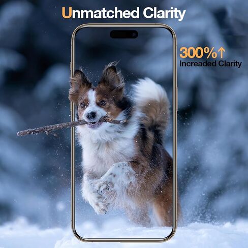 عبوة Fotbor 2+1 لهاتف iPhone 16 Pro Max مع واقي شاشة لعدسة الكاميرا، زجاج مقسى ممتص للصدمات من سلسلة Pro، [الدقة - محاذاة] ملاءمة سريعة in Kuwait
