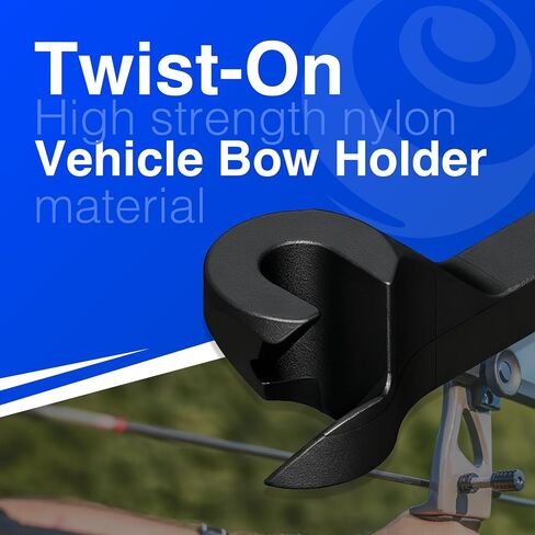 Bow Hanger for CAR HEADREST | Heavy-Duty Vehicle Mount for Compound Bow Storage & Transport | Tool-Free Installation | Fits 10-14mm Posts | Universal Fit for SUV, Truck, ATV in Saudi Arabia