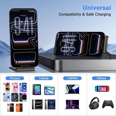 240W USB-C 90°Degree Invisible Phone Stand with USB C Adapter 2Pack in Kuwait