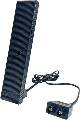 WiFi 7 Antenna for Gigabyte B850 X870 Z890 Motherboard, EZ-Plug No-Thread Connector, 12dBi Triple Band 6GHz Signal Booster, Magnetic Base Desktop Replacement for Gaming PC Black in Saudi Arabia
