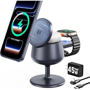 GEEKERA 25W Qi2.2-Certified Fast Charging 3-in-1 Charger Station for Apple in Kuwait