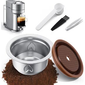 Reusable Stainless Steel Coffee Pod Kit, 1 Pack, 230ml in Saudi Arabia
