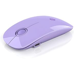 RAPIQUE Wireless Mouse, Bluetooth & 2.4G Dual Mode, Rechargeable, Sky Blue in Kuwait