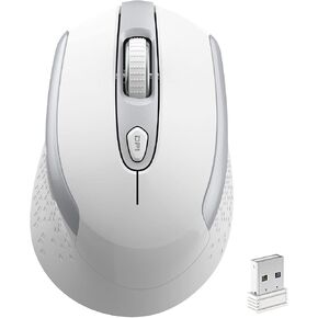 ماوس RaceGT اللاسلكي - 2.4G صامت لاسلكي لأجهزة الكمبيوتر المحمول، سطح المكتب، MacBook، الكمبيوتر الشخصي - 6 أزرار، 3 DPI قابلة للتعديل in Kuwait