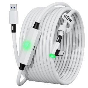 كابل VR Link بطول 16 قدم مع منفذ شحن إضافي لـ Meta Quest 3/3S/2 وPico 4 in Kuwait