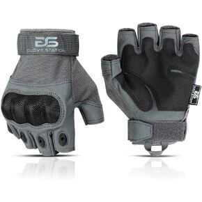 Glove Station Fingerless Knuckle Motorcycle Gloves, TACHK200 in Saudi Arabia
