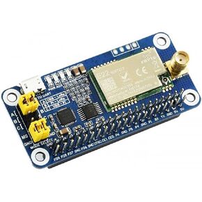 قبعة SX1262 LoRa لـ Raspberry Pi، نطاق تردد 915 ميجا هرتز، مع رأس تمديد Raspberry Pi 40PIN GPIO ومحول CP2102 USB إلى UART، لأمريكا وأوقيانوسيا وآسيا in Kuwait