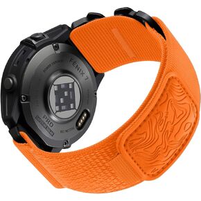 أشرطة سريعة التركيب 22 مم - نايلون متوافق مع Garmin Fenix ​​8 45mm/Fenix ​​7/7 Pro/6/6 Pro/5/5 Plus/Instinct 2/Forerunner 965/955/945/935/Approach S70 47mm/S62/S60/Epix 2 Pro 47mm/Quatix 7/6/5 in Kuwait