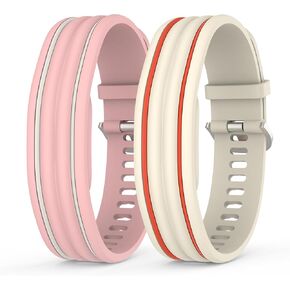 عبوتان من السيليكون لسوار Google Fitbit Air Active Band، حزام رياضي ناعم وخفيف الوزن مناسب للتمرين من أجل Fit Bit Air Fitness، إكسسوارات سوار معصم مقاوم للعرق والماء للنساء والرجال للعب/العمل/النوم in Kuwait