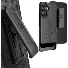 ZASE Compatible with Samsung Galaxy S26 5g (6.3 inch) Holster Belt Clip Phone Case 2026 Tough Super Slim Fit Rugged Protective Hard Shell Cover Kickstand Stronger Clip (Black Holster Combo Case) in Saudi Arabia