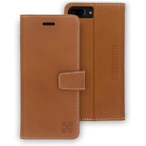 SafeSleeve Wallet Leather Case for iPhone 6/7/8/SE 2, Grey in Saudi Arabia
