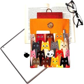 Book Sleeve Case for Apple Vorcom S12, Multicolor Fabric, Back Cover Style, Compatible with Apple Devices - Multicolor in Kuwait