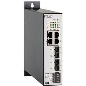 EIS6-100T/FT | 4-Port 10/100Mbps 2-Port MM ST-Fiber UL-864 EIS Switch | Contemporary Controls in Saudi Arabia