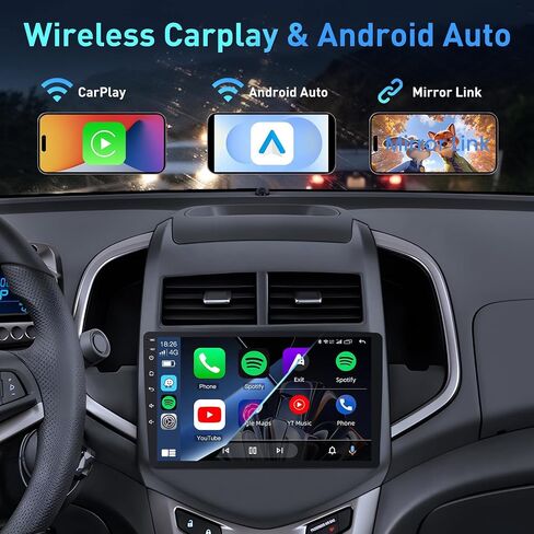 4+64GB Android 15 Car Radio for 2012-2016 Chevy Aveo Sonic: 8Core Head Unit in Saudi Arabia
