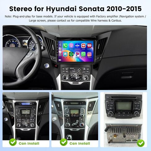 4+64G 9'' Android 15 Car Stereo for Hyundai Sonata 2010-2015 in Saudi Arabia