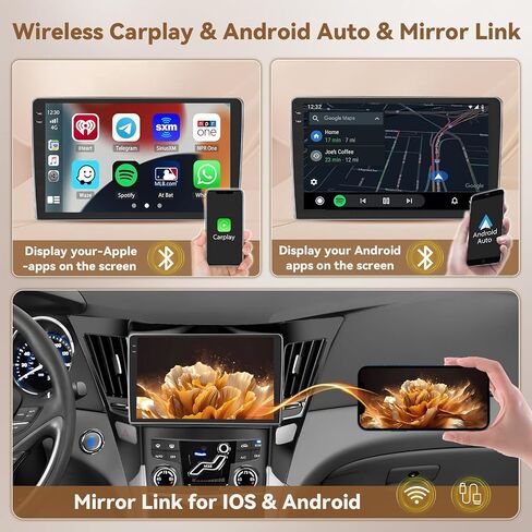 4+64G 9'' Android 15 Car Stereo for Hyundai Sonata 2010-2015 in Saudi Arabia