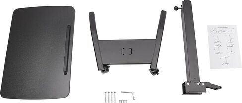 Adjustable Rolling Laptop Desk with Pedal for Standing Home Office in Saudi Arabia