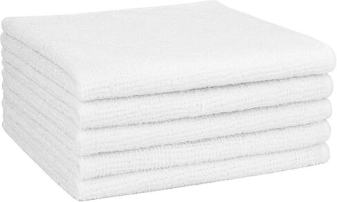 AIDEA Microfiber Cleaning Cloth-10PK, Black Microfiber Towels,12"×12" in Saudi Arabia