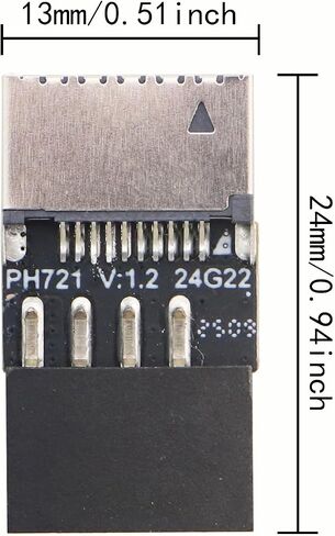 USB 2.0 to USB 3.2 Gen 1 Plug Adapter Suitable for 9 Pin Interface Motherboards or Expansion Cards in Saudi Arabia