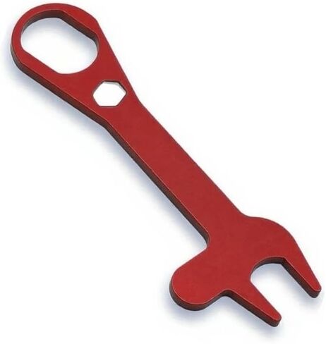 Deluxe Die Wrench for Hornady Lock N Load 396495, Wrench for 3/4 inch Die Flats, 1/2 inch Spindle Lock, 1-1/8 inch Split Lock Rings (Original Red) in Saudi Arabia