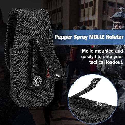 FINPAC Molded Holster for OC/Mace Spray, Flap Top Pepper Spray Pouch in Kuwait