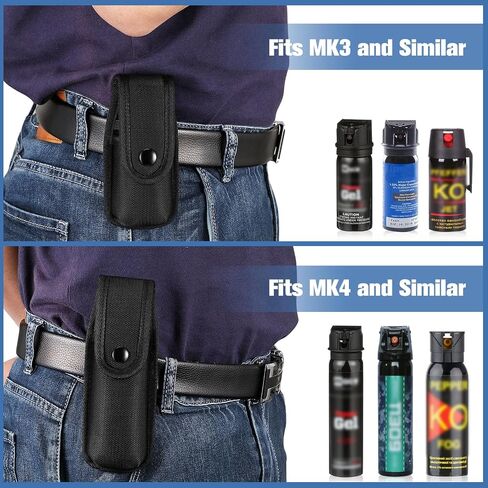 FINPAC Molded Holster for OC/Mace Spray, Flap Top Pepper Spray Pouch in Kuwait