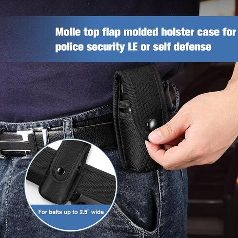 FINPAC Molded Holster for OC/Mace Spray, Flap Top Pepper Spray Pouch in Kuwait