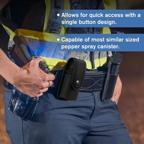 FINPAC Molded Holster for OC/Mace Spray, Flap Top Pepper Spray Pouch in Kuwait