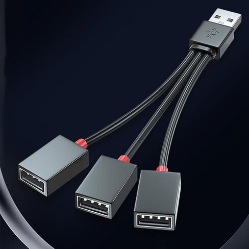 USB Power Splitter 1 Male to 3 Female USB 2.0 Adapter 1 to 3 USB Splitter USB Extension Cable USB for Charging in Saudi Arabia