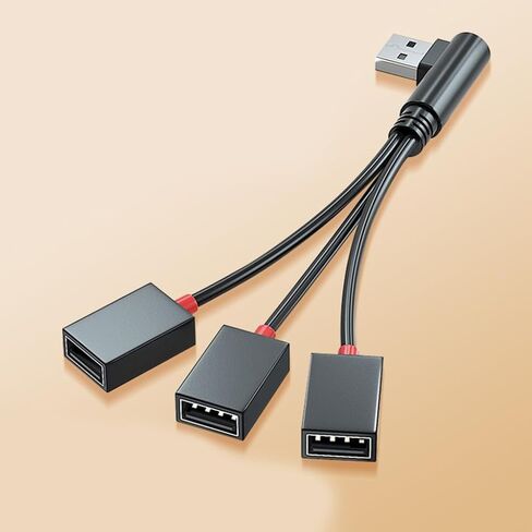 USB Power Splitter 1 Male to 3 Female USB 2.0 Adapter 1 to 3 USB Splitter USB Extension Cable USB for Charging in Saudi Arabia