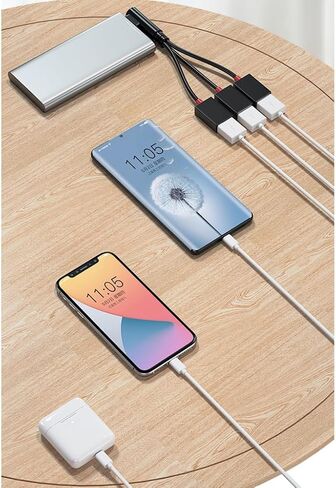 USB Power Splitter 1 Male to 3 Female USB 2.0 Adapter 1 to 3 USB Splitter USB Extension Cable USB for Charging in Saudi Arabia