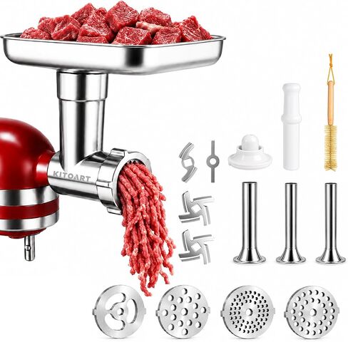 KITOART Metal Food Meat Grinder Attachment for KitchenAid Stand Mixer in Saudi Arabia