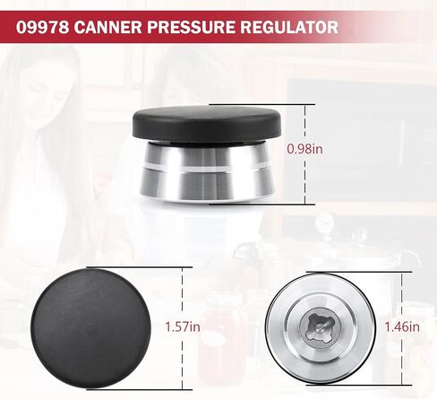 09978 Pressure Cooker Canner Regulator fit for Presto Pressure Cooker Canner Parts 15lb, Pressure canner regulator weight replacement for Part 50294 50626 09913 in Kuwait