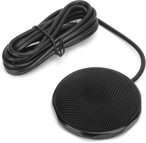 Irfora USB Conference Microphone for Recording and Chatting, HighQuality Metal Desktop Mic for Online Classes, 1 Piece, Black in Kuwait