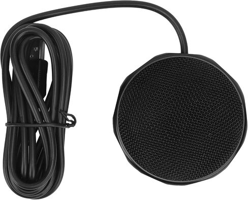 Irfora USB Conference Microphone for Recording and Chatting, HighQuality Metal Desktop Mic for Online Classes, 1 Piece, Black in Kuwait