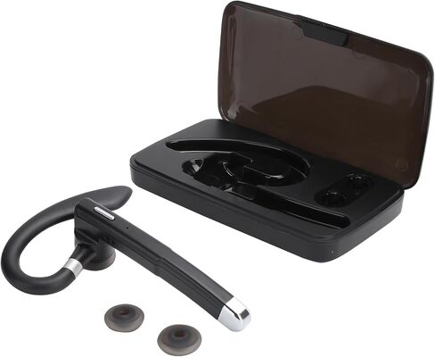 YYK-520 V5.0 Wireless Earphone, Rotatable Business Headset, Ultralight Design, Comfortable Fit, 120 Hours Standby with Charging Compartment in Saudi Arabia