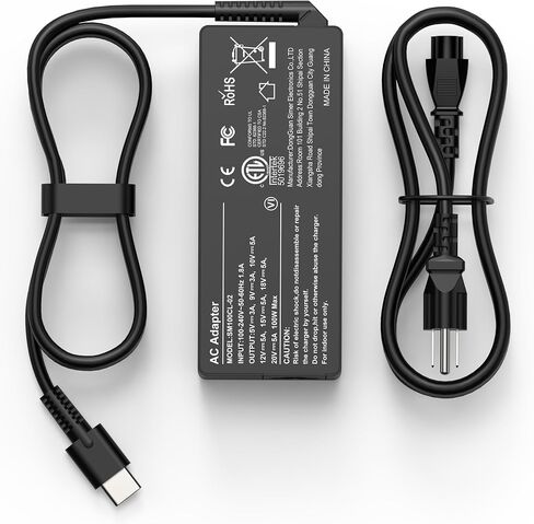 100W USB C Fast Charger Power Adapter Compatible with Lenovo Thinkpad,MacBook Pro/Air, iPad Pro,HP,Dell,Asus All USB-C Device in Saudi Arabia