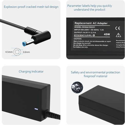 65W Laptop Charger for Acer Aspire 5 A515 A515-43 A515-51G A515-52 in Kuwait