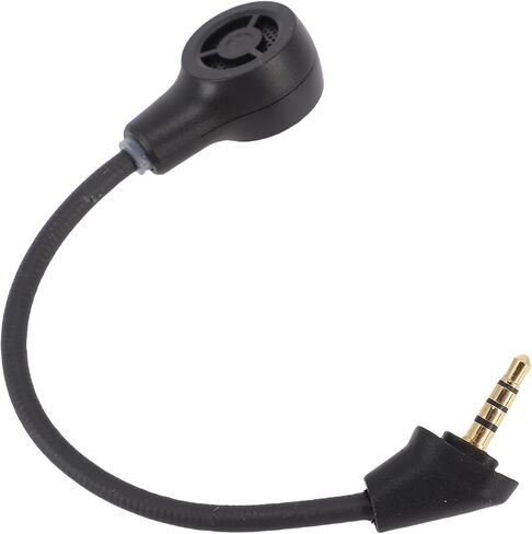 Mic Replacement for Cloud Wireless Gaming Headset Noise Cancelling Microphone, Flexible Design for Gaming Sessions 3.5mm Plug in Saudi Arabia