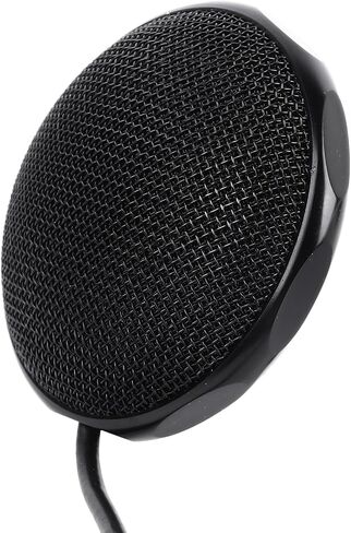 Conference USB Microphone with Clear Sound for Meetings Gaming and Online Classes in Black in Saudi Arabia
