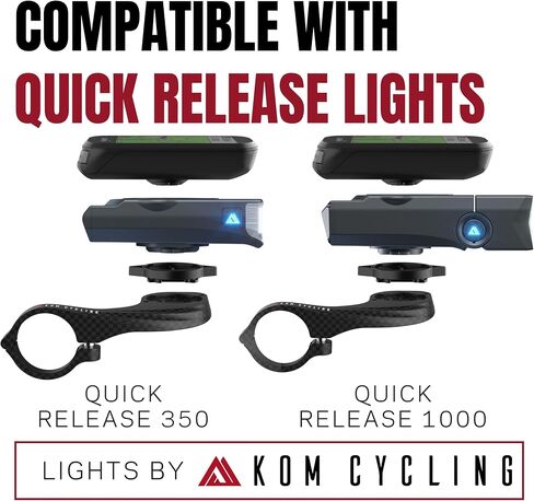 KOM Cycling Quarter Turn Adapter for Wahoo to Compatible with Garmin Computers - Mount Any Compatible with Garmin Computer onto an existing Mount in Saudi Arabia