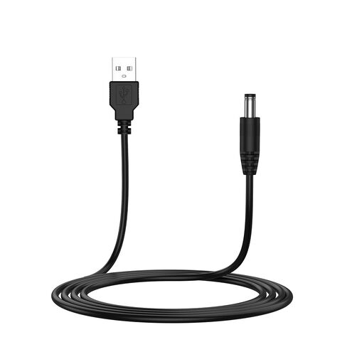 Vanjua 3 Pack USB to DC 5V Power Cord, USB 2.0 A Male to DC 5.5mm x 2.1mm Power Plug Connector Charger Barrel Jack Power Cable in Kuwait