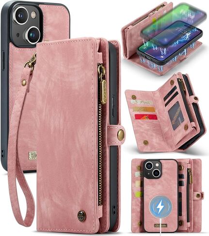 Compatible with iPhone 15 Pro Max Wallet Case with Magsafe,Coffee in Saudi Arabia