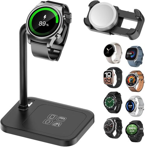 Universal Adjustable Smartwatch Charging Dock with Telescopic Stand in Saudi Arabia